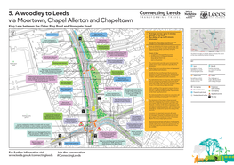 King Lane Between the Outer Ring Road and Stonegate Road Join the Conversation #Connectingleeds