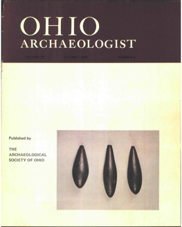 Published by the ARCHAEOLOGICAL SOCIETY of OHIO