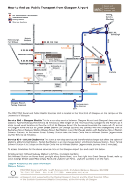 Public Transport from Glasgow Airport