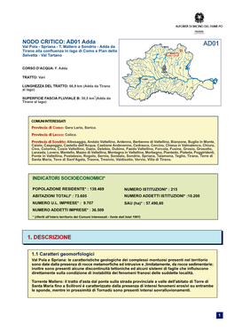 NODO CRITICO: AD01 Adda Val Pola - Spriana - T