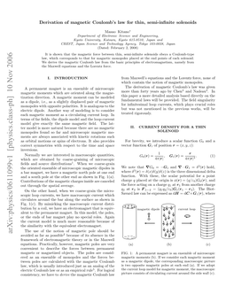 Arxiv:Physics/0611099V1