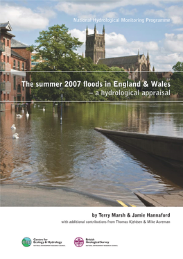 The Summer 2007 Floods in England & Wales – a Hydrological Appraisal