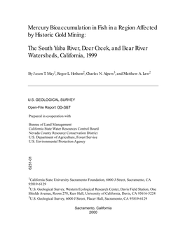 The South Yuba River, Deer Creek, and Bear River Watersheds, California, 1999