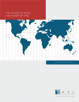 2010 Annual Report on Form 10-K of FTI Consulting, Inc