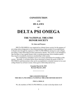 Delta Psi Omega