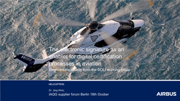 The Electronic Signature As an Enabler for Digital Certification Processes in Aviation Intermediate Results from the BDLI Working Group