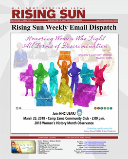 Rising Sun Weekly Email Dispatch