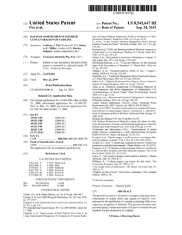 (12) United States Patent (10) Patent No.: US 8,541,647 B2 Fist Et Al