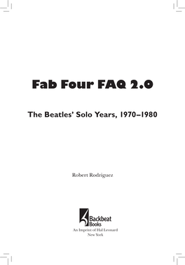 Fab Four FAQ 2.0