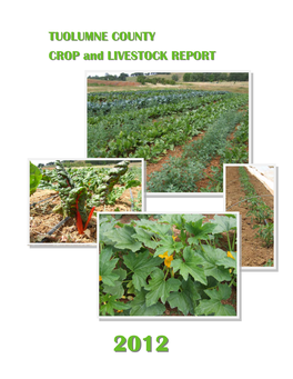 TUOLUMNE COUNTY CROP and LIVESTOCK REPORT