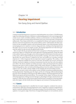 Hearing Impairment Fan-Gang Zeng and Hamid Djalilian