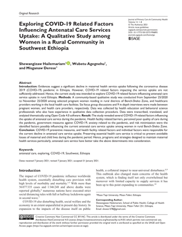 Exploring COVID-19 Related Factors Influencing