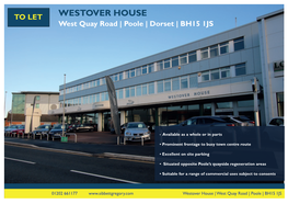 WESTOVER HOUSE West Quay Road | Poole | Dorset | BH15 1JS
