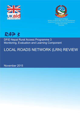 Local Roads Network (Lrn) Review