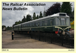 The Railcar Association News Bulletin