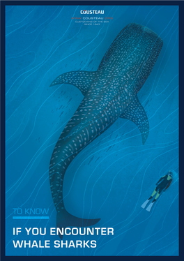 If You Encounter Whale Sharks to Know