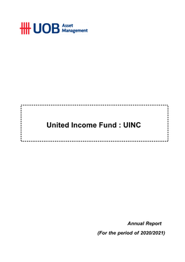 United Income Fund : UINC