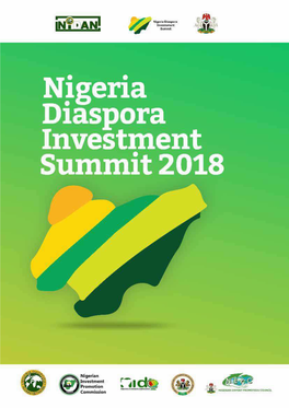 1 2 Nigerian Diaspora Investment Summit | 3 TABLE of CONTENT