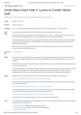 Lynton to Combe Martin Walk - SWC