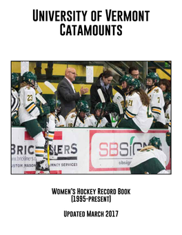 University of Vermont Catamounts