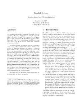 Parallel R-Trees