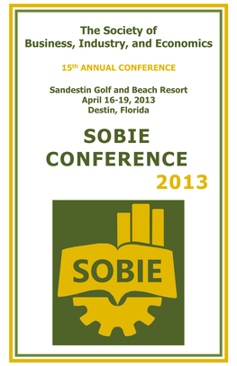 Sobie Conference 2013