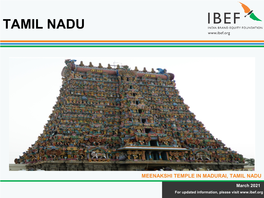 Tamil Nadu in Figures