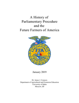 A History of Parliamentary Procedure and the Future Farmers of America