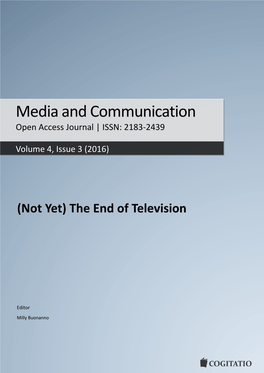 Media and Communication Open Access Journal | ISSN: 2183-2439