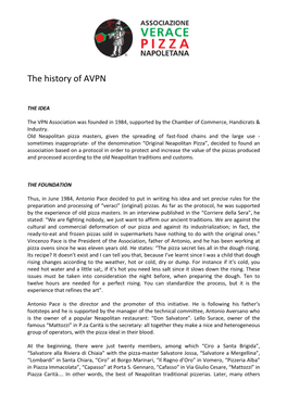 The History of AVPN