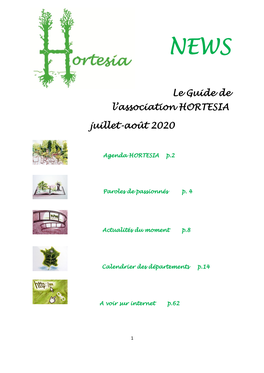 HORTESIA NEWS JUILLET 2020.Pdf