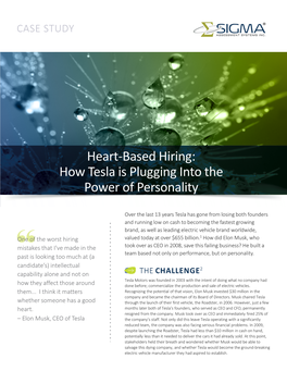 Heart-Based Hiring: How Tesla Is Plugging Into the Power of Personality