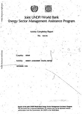 World Bank Document