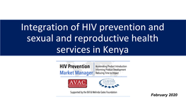 Shared Drive FP and HIV Integration Report Kenya