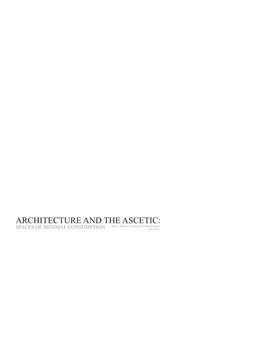 ARCHITECTURE and the ASCETIC: John K
