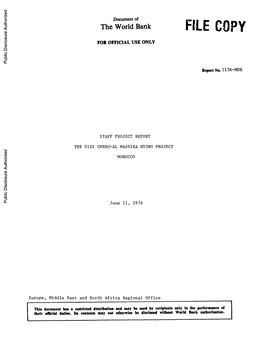 World Bank Document