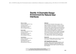 A Zoomable Design Environment for Natural User Interfaces