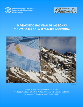 Diagnóstico Nacional De Las Zonas Montañosas De La República Argentina