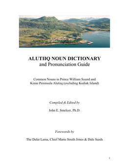 Alutiiq Dictionary