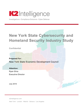 New York State Cybersecurity and Homeland Security Industry Study