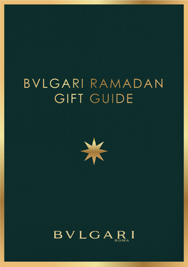Bvlgari Ramadan Guide