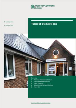 Turnout at Elections