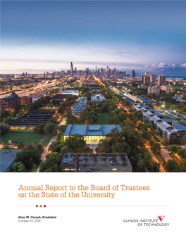 Annual Report to the Board of Trustees on the State of the University