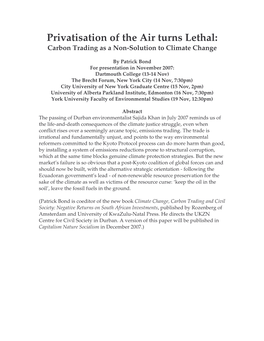 Bond Climate Change Paper