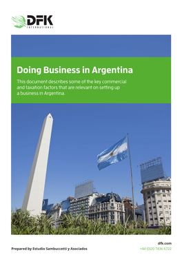 DFK Doing Business in Argentina 2018.Pdf