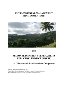 Environmental Management Framework (Emf)