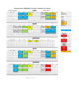 Planning Piscine Trubert 2020-2021