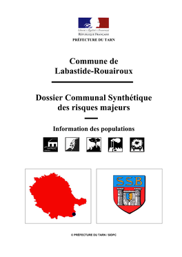 Commune De Labastide-Rouairoux Dossier Communal Synthétique