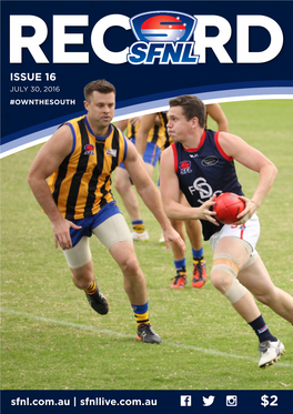 2016 SFNL Record – Issue 16