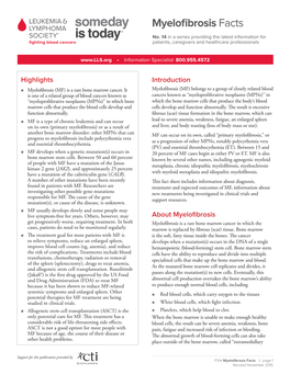 Myelofibrosis Facts